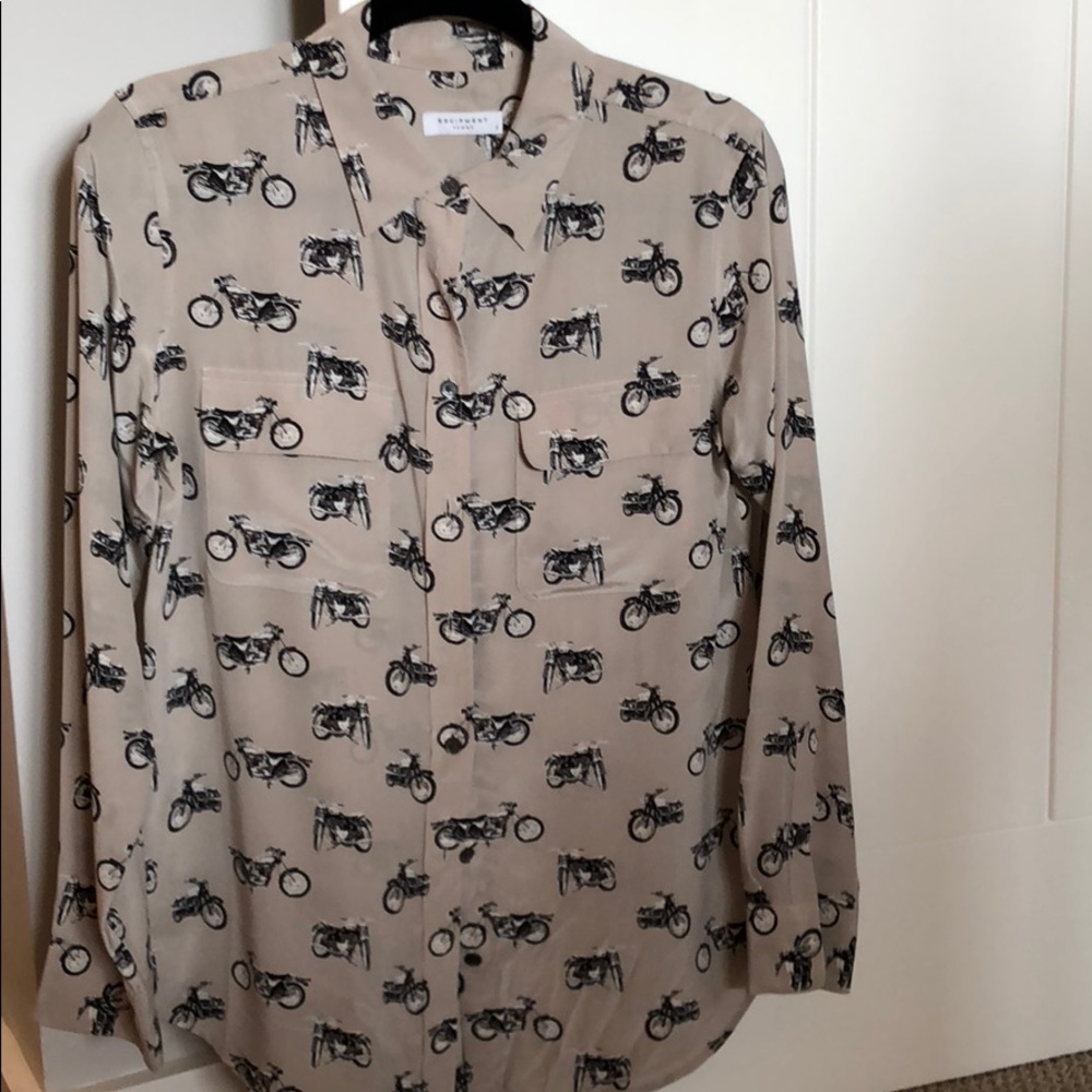 Equipment silk blouse